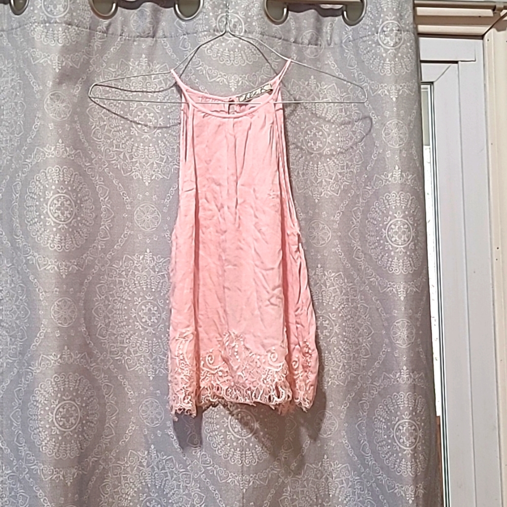 High neck flowy tank